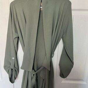 Stylish Sage Green Kimono
